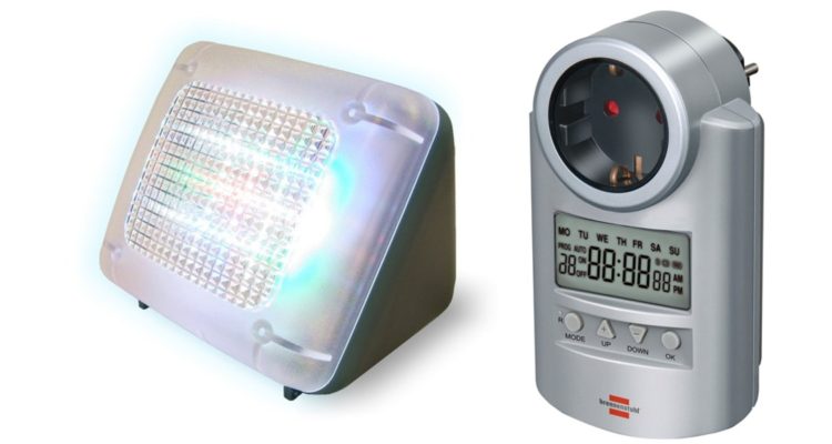 Simulateur de Présence TV contre les Cambriolages Simule Lumières de Télé Protection contre les Voleurs Dispositif de Sécurisation LED 