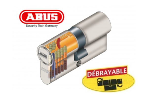 Cylindre de sûreté D66 débrayable et anti-casse