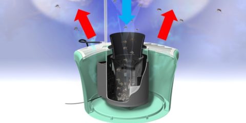 Fonctionnement du piège à moustiques BIOGENT