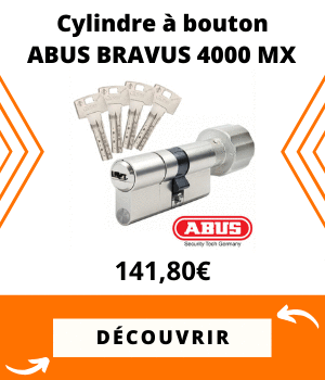 Cylindre ABUS BRAVUS 4000MX à bouton