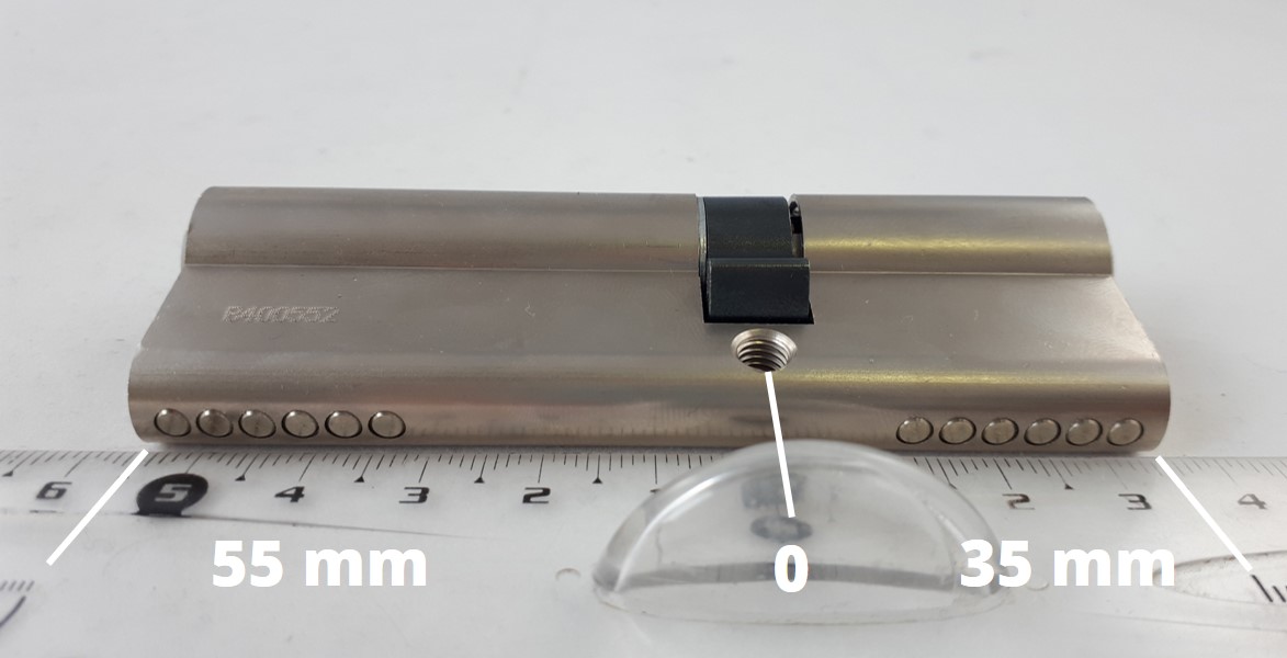 Comment mesurer un cylindre de serrure ?