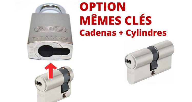 cadenas abus et demi cylindre de porte