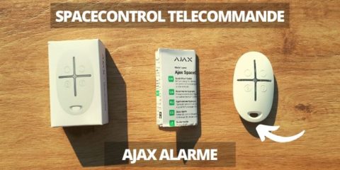 Ajax alarme anti intrusion Spacecontrol telecommande